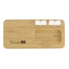 Bamboo 10W Wireless Charging Pad with Cable Organizer - Imprint copy